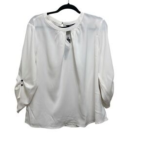 White Business Casual Dress Shirt
